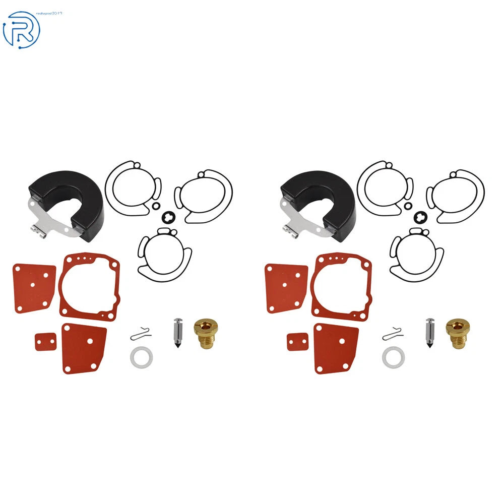2X Carburetor Rebuild Kit for Johnson Evinrude V4 V6 90 100 175 HP (1990–2000)