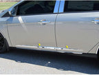 4pc Luxury FX Stainless Steel Side Molding Insert for 2015-2018 Ford Focus 4dr
