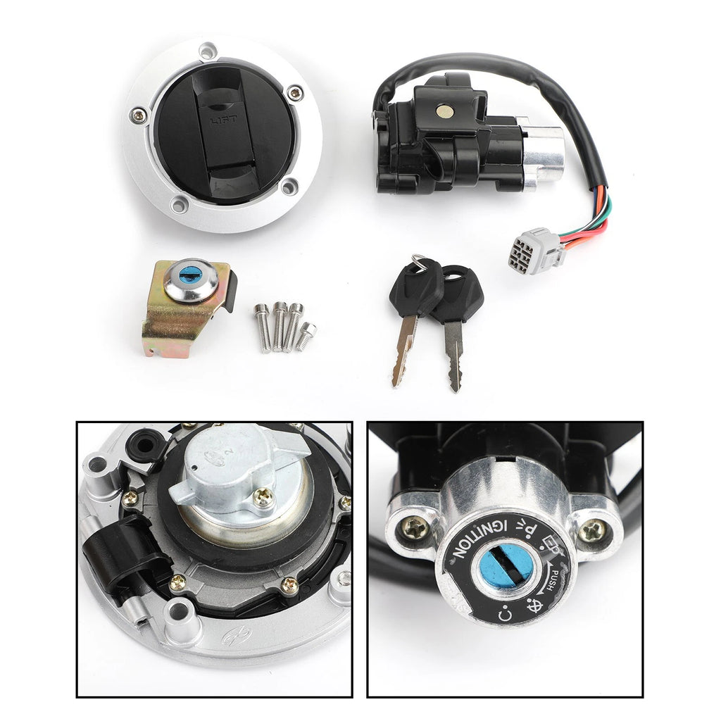 Ignition Switch & Fuel Gas Cap Lock Keys for Suzuki GSF 650 1200 1250 (1999–2006)