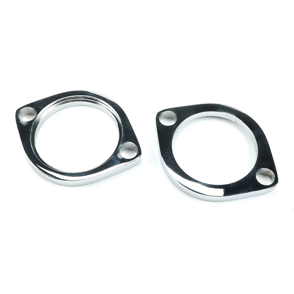 Exhaust Flange Install Kit for Harley Davidson (C-Clips, Serrated Nuts)