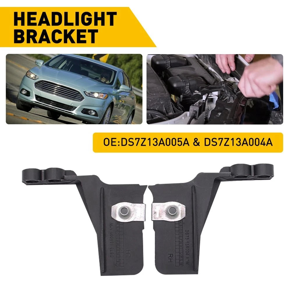 Headlight Lamp Mount Bracket Kit for Ford Fusion (2013–2016)