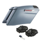 4" Stretched Saddlebags & 5" x 7" Speakers for Harley CVO Street Glide (2014–2024)