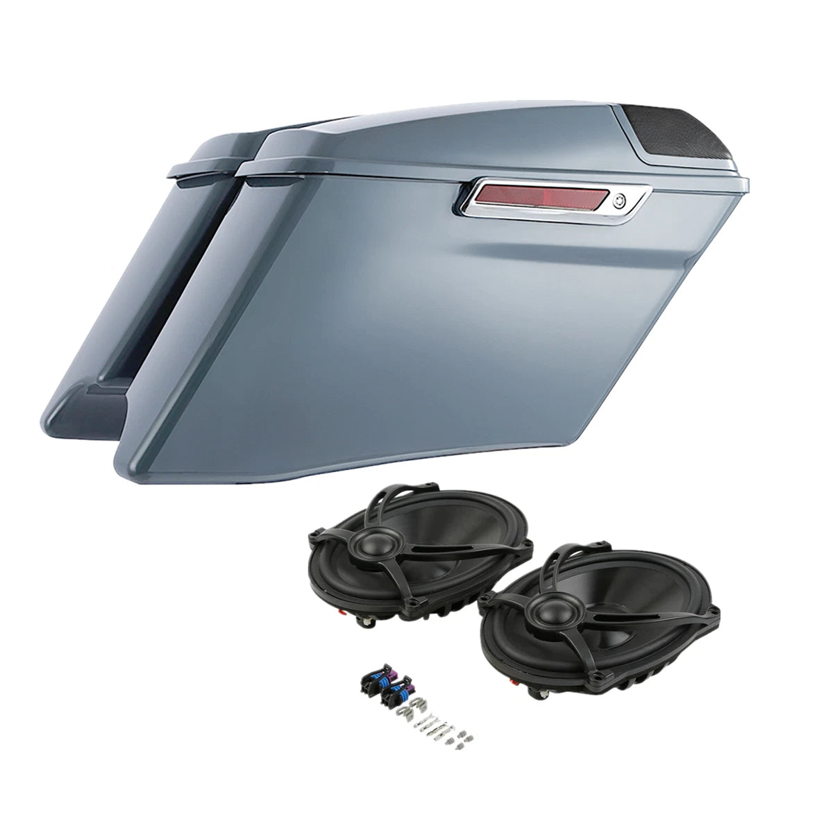 4" Stretched Saddlebags & 5" x 7" Speakers for Harley CVO Street Glide (2014–2024)