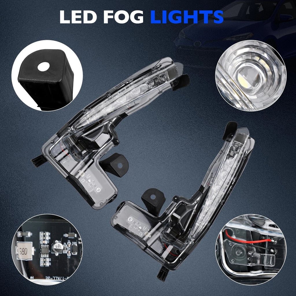 LED DRL Fog Light Kit for Toyota Corolla (2017-2019)