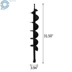 4" Auger Drill Bits for Gas Powered Post Hole Digger