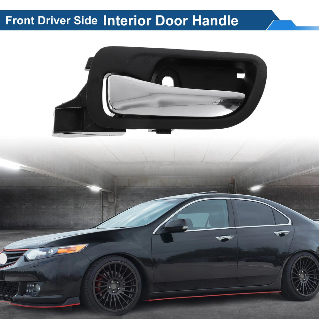 Front Passenger Side Interior Door Handle for Honda Accord (2003–2007) Black Chrome