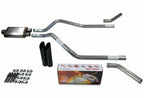 Dual Exhaust Kit for GMC Jimmy (1992–1994) - 2.5" Black Tips