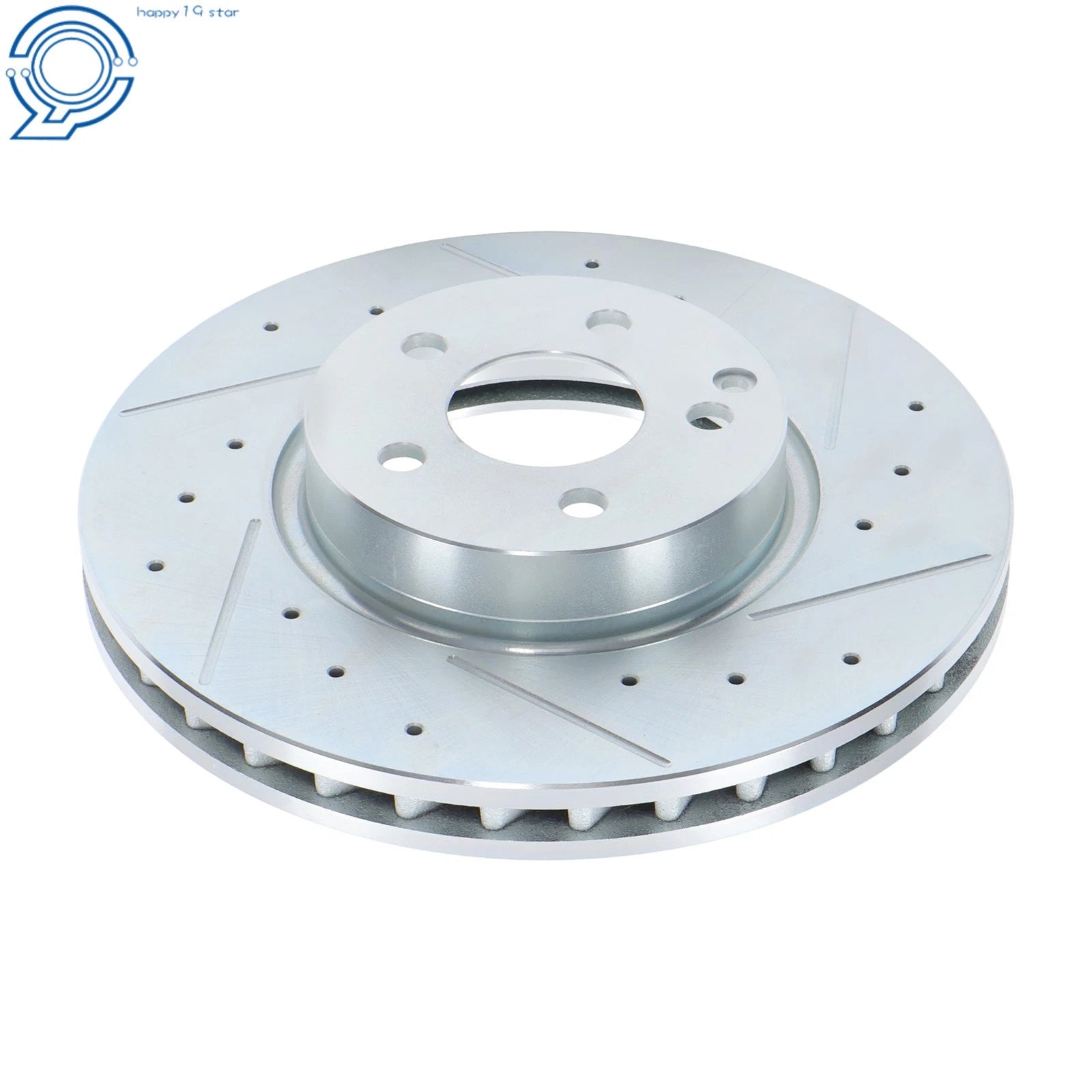 12x Drilled Brake Rotors & Ceramic Pads for Mercedes-Benz C300 (2015–2021)