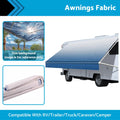 RV Awning Replacement Fabric for Trailer Truck Camper (13FT)