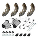Set of 2 Front Brake Wheel Cylinders w/Shoes for Honda FourTrax 300 TRX300 (1993–2000)
