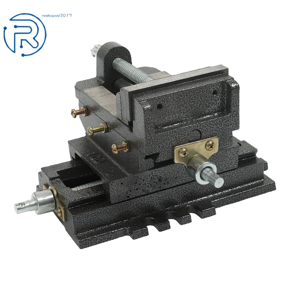 2" Cross Drill Press Vise for Heavy Machine Slide Metal Milling