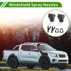 Windshield Washer Nozzle Set of 2 with Y Hose Connector for Ford Edge (2007–2011)