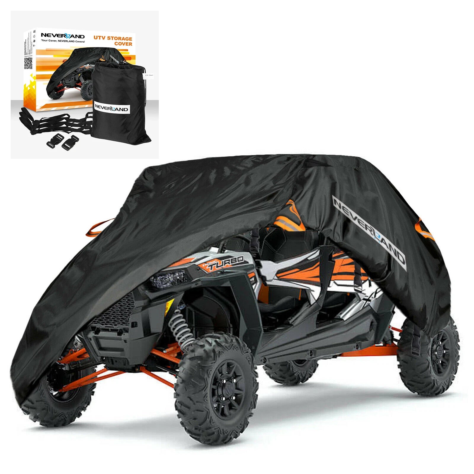 Utility Vehicle Cover Waterproof Protector for Can-Am Honda Kawasaki Polaris
