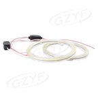 90mm Pure White LED Halo Lamp Angel Eyes Ring Fog Light for Car (12V-24V)