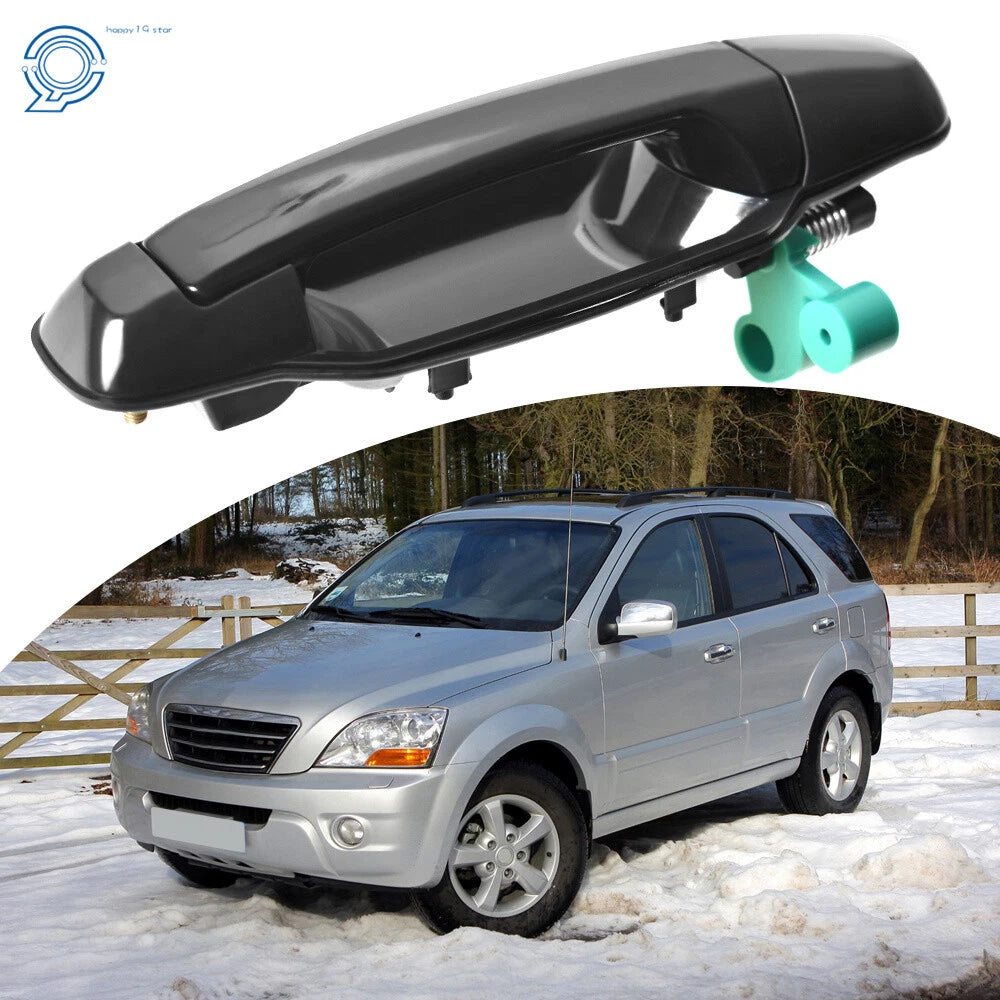 Rear Right Side Outer Door Handle for Kia Sorento (2003–2009) Black