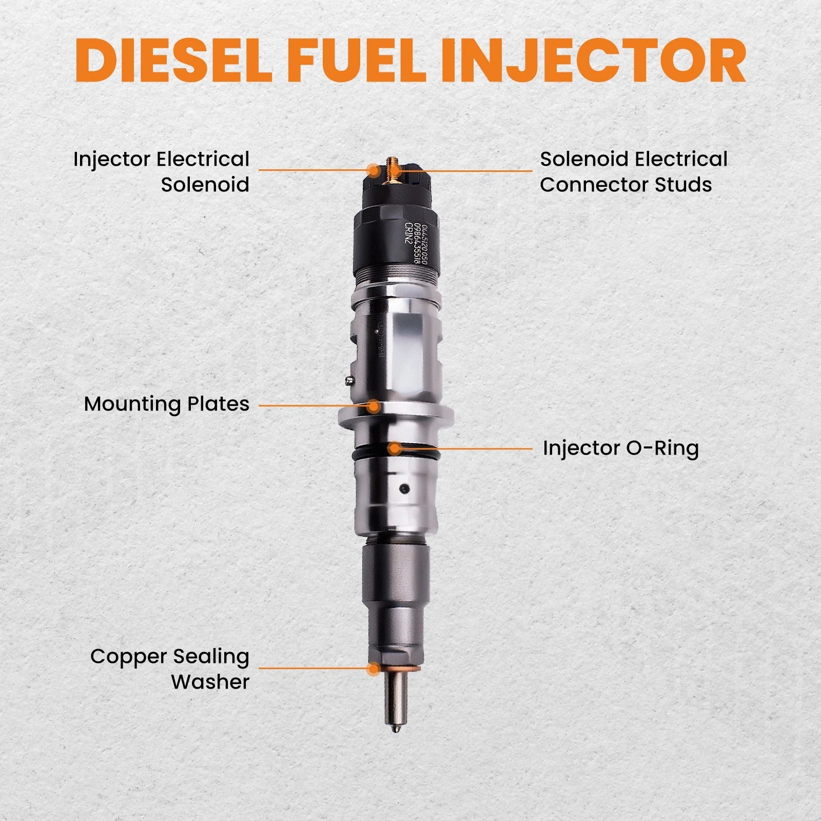 6X Diesel Fuel Injectors for Dodge Ram 2500/3500 (2003-2019)
