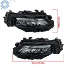 Pair Full LED Projector Headlights for Nissan Rogue (2021-2023)
