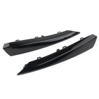 Front Side Bumper Grille Insert Cover Trim for Jaguar XF (2012–2015) Black Pair