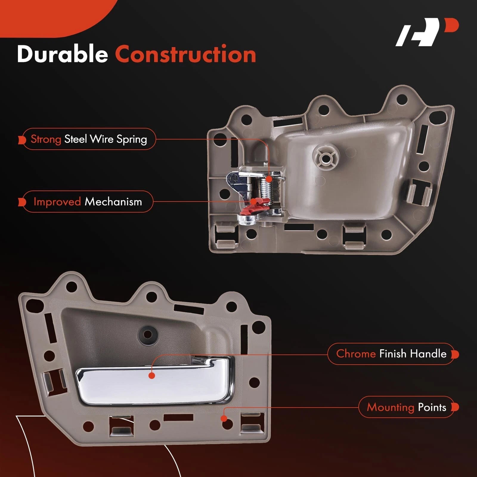 Front Right Interior Door Handle for Jeep Grand Cherokee (2005-2010)