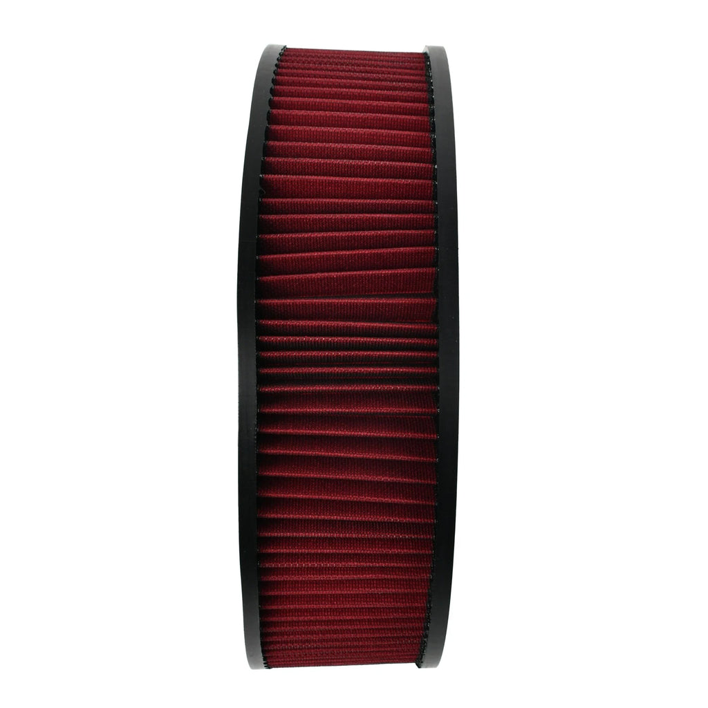 14" x 4" Round Washable Air Cleaner Filter Element for Street Hot Rat Rod