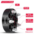 Set of 2 Hubcentric Wheel Spacers for Ford Mustang (2011–2014) 5x4.5 5x114.3