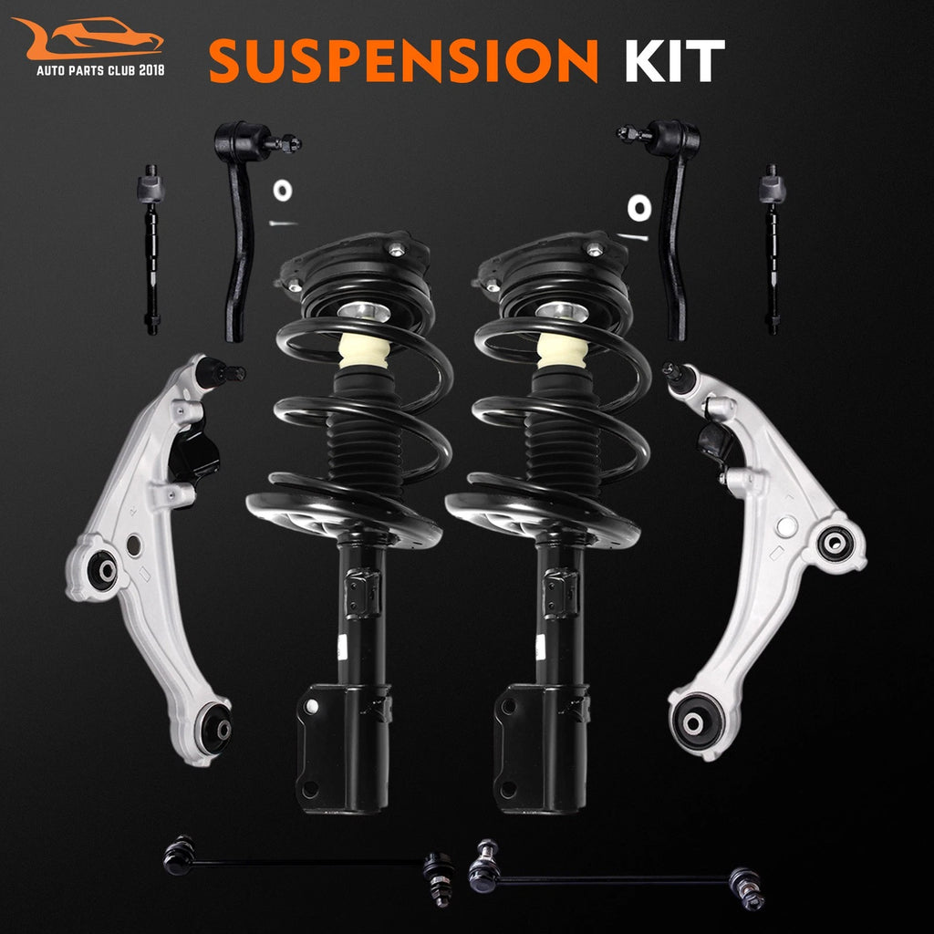 Front Struts with Spring and Control Arms Kit for Nissan Altima (2007-2013)