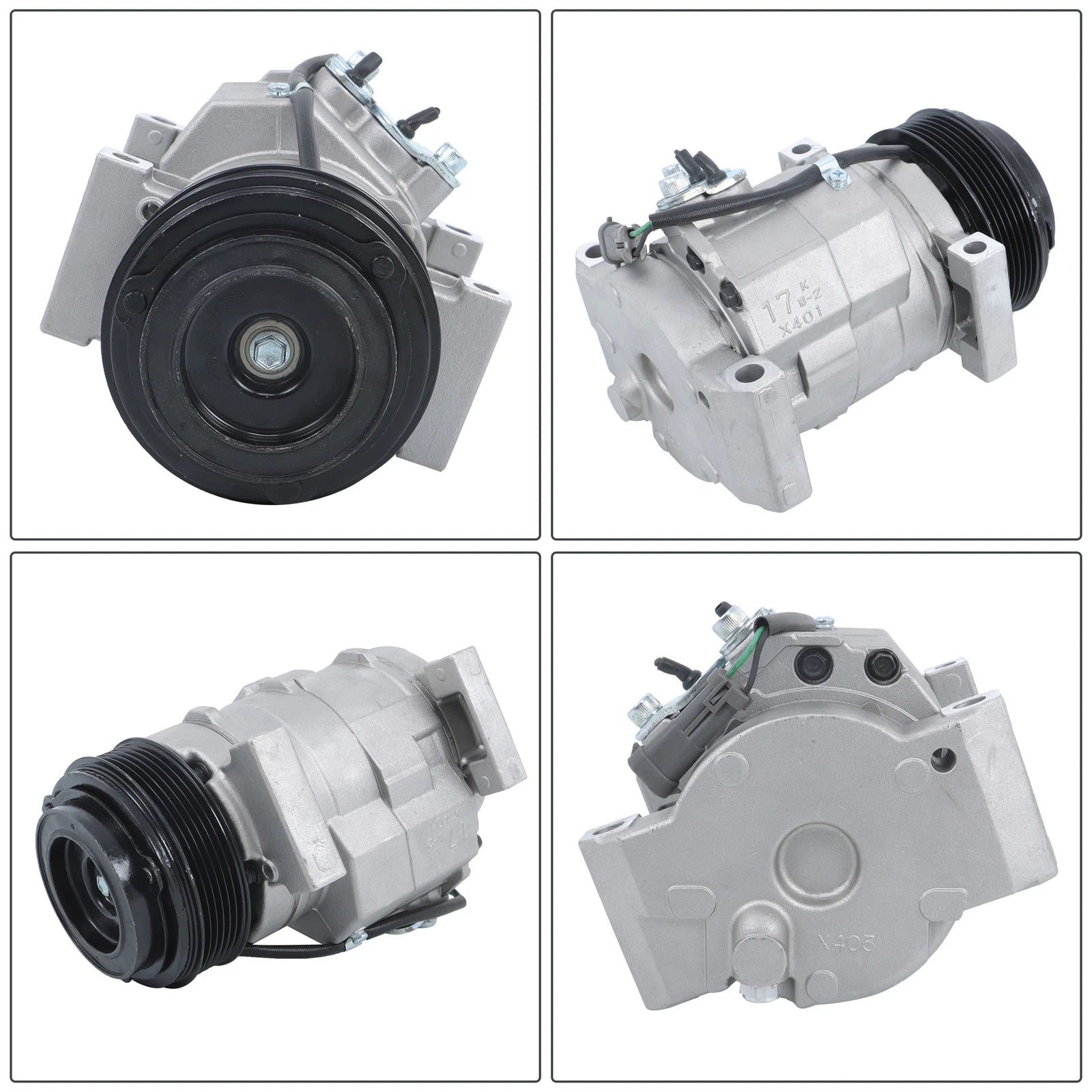 A/C Compressor for Chevrolet Silverado 2500 HD 6.6L (2002–2013) 15100340