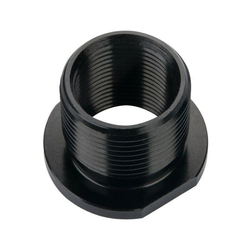 2X Black Aluminum Thread Adapter for 1/2x28 to 5/8x24 TPI