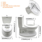 Potty Training Toilet for Toddlers Kids with Flush Sound