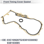 Timing Cover Gasket Set with Front Crankshaft Seal for VW Audi 1.4T 