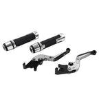 Folding Extendable Brake Clutch Lever for Honda CRF1000L (2016–2020) Silver