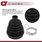 Outer CV Joint Boot Kit with Clamps for BMW X5 (2000–2006) 31607565316