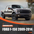 Set of 2 Radiator Grille Air Deflectors for Ford F150 (2009–2014)