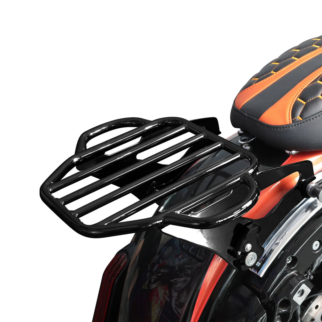 Detachable 2-Up Luggage Rack for Harley Road King, Street, Electra Glide (2009–2025)