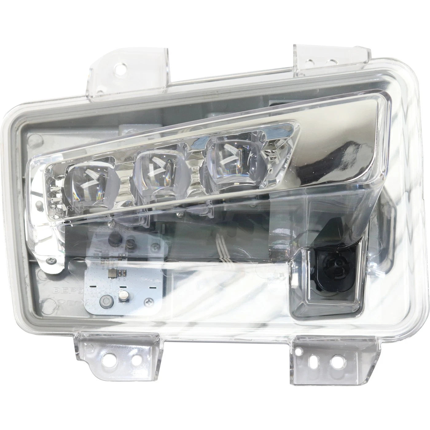 LED Fog Lights Pair for Ford Expedition (2015–2017) Chrome Right + Left
