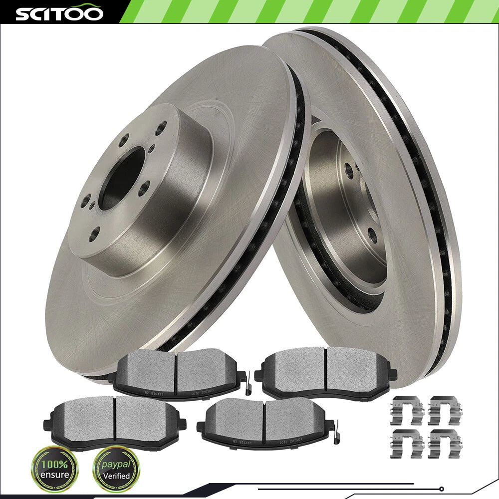Front Brake Rotors & Ceramic Pads for Subaru Impreza Legacy Outback (2004–2012)