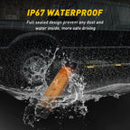 10X Amber LED Side Marker Lights for Truck Trailer Bus Lorry (12V)