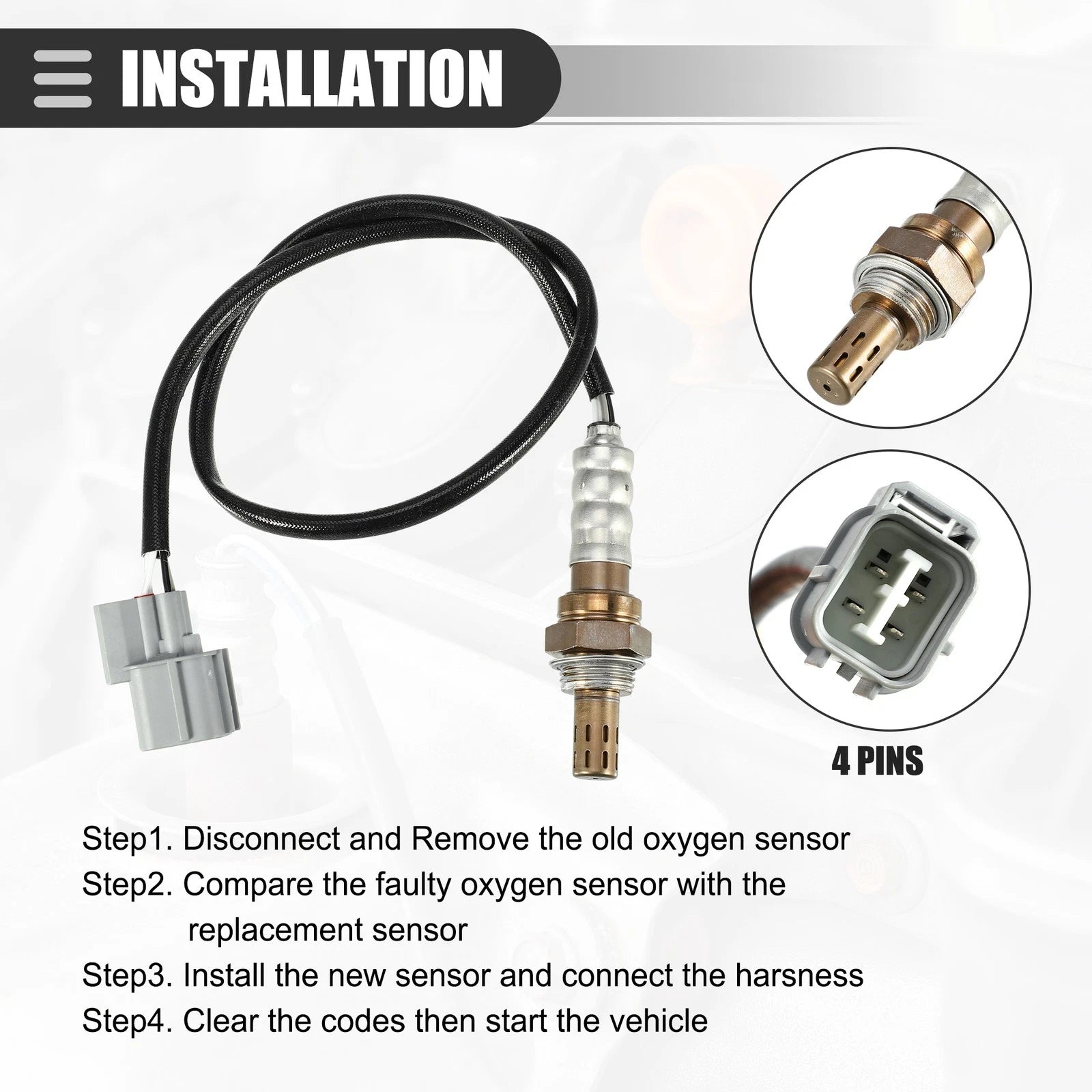 Oxygen Sensor O2 for Honda Accord EX (2003–2007)