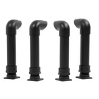Set of 4 Black Snorkel Kits for Polaris Sportsman 400 500 600 700 800 (1994–2014)