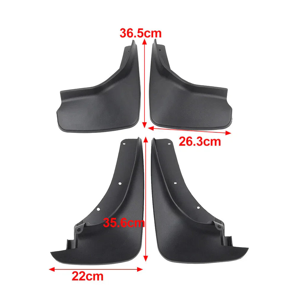4 x Front & Rear Mud Flaps Splash Guards for Ford Explorer (2011-2019)