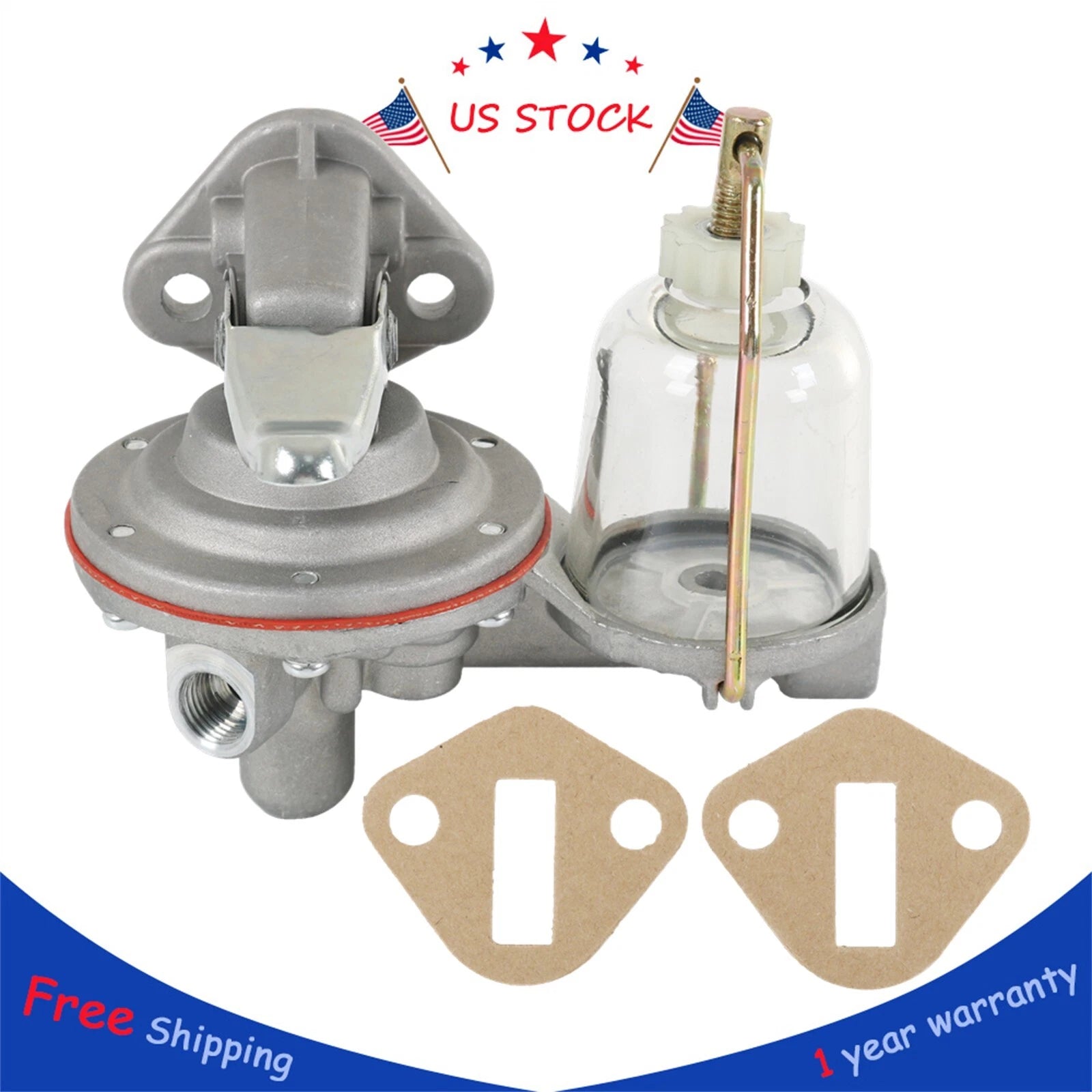 Fuel Lift Pump for Massey Ferguson Super 90, 1100, 1130, 4488, 410 (–1979)