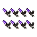 Set of 8 Dynamics ID1050-XDS Injectors for Ford Mustang GT (1997–2004) 14mm 1050.60.14.14.8