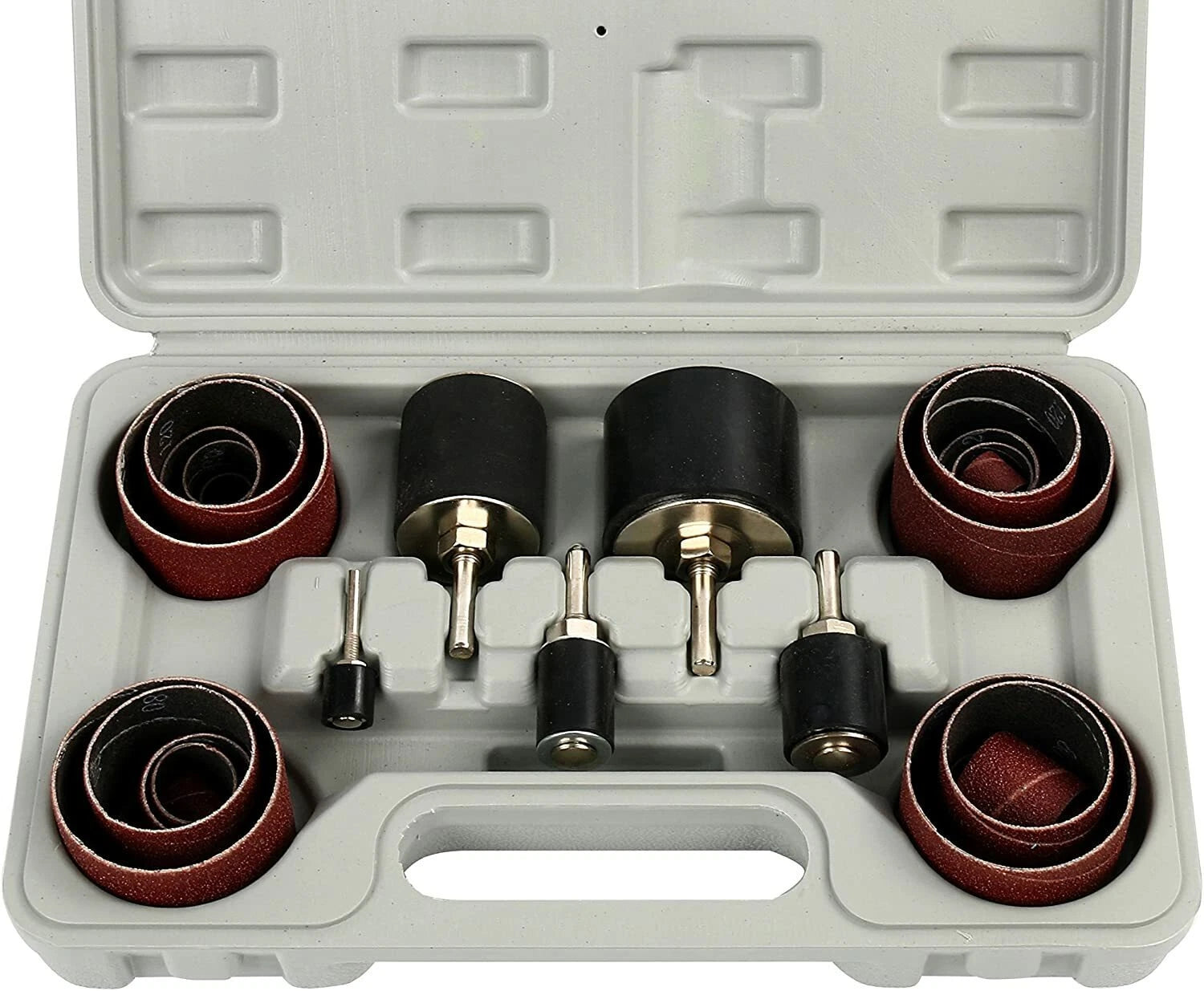 25 Pc Sanding Round Drum Set for Woodworking Drill Press Sander