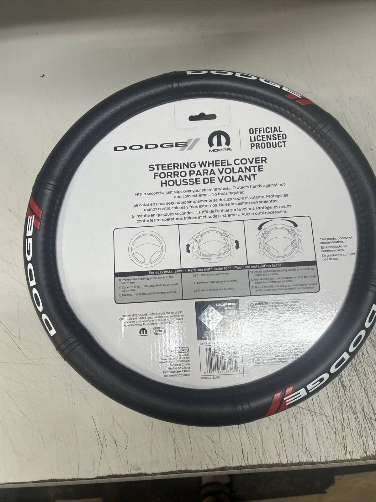 Steering Wheel Cover for Dodge Elite Series (Car/Truck)