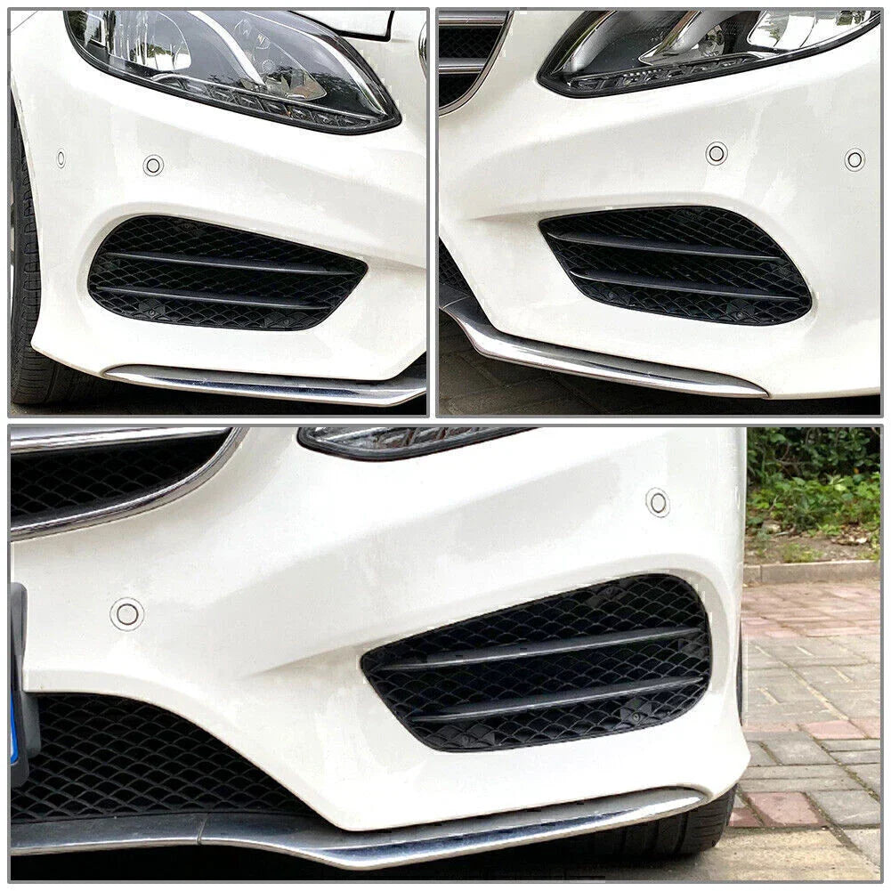 ABS Front Bumper Fog Lamp Grille for Mercedes E-Class W212 (2013-2015)