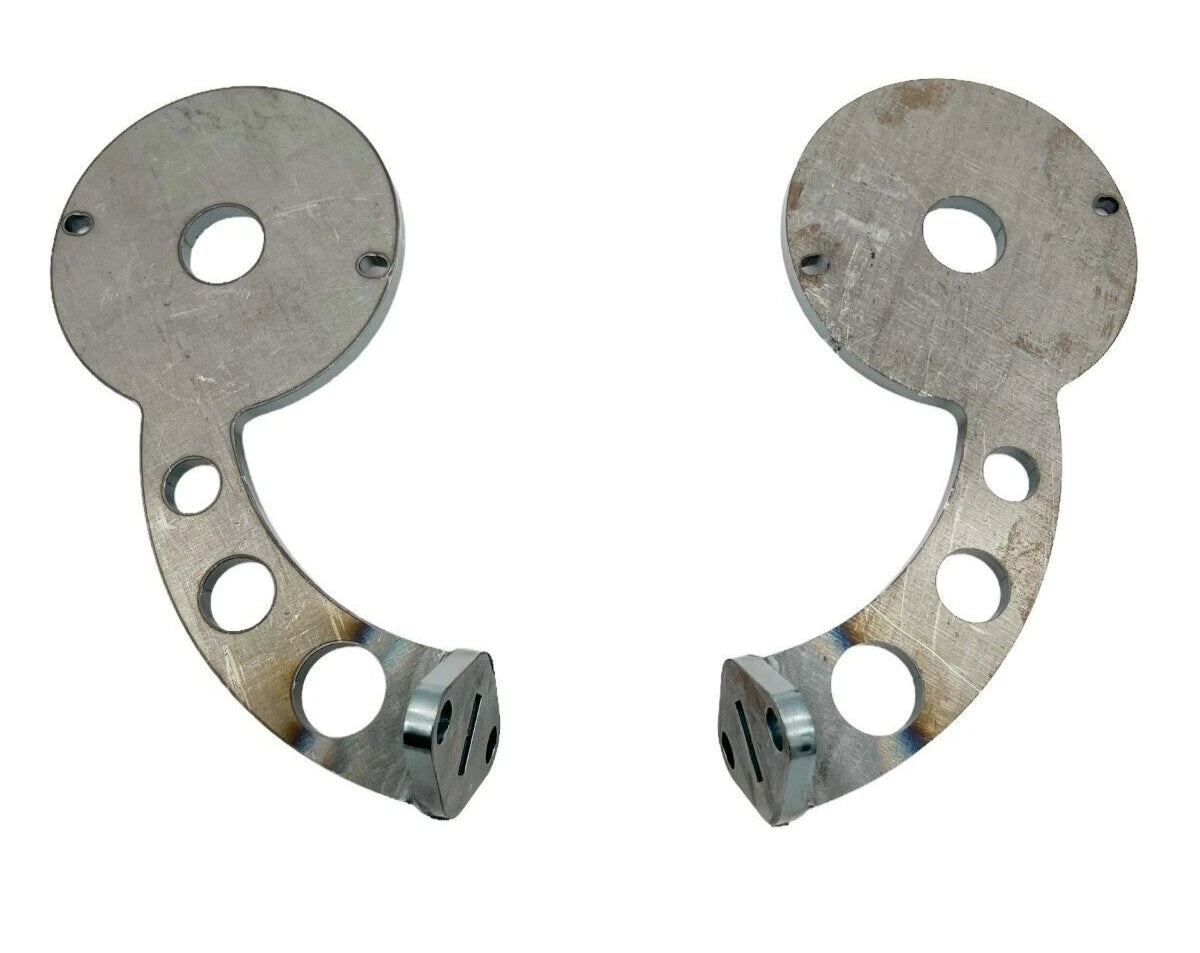 Tail Light Brackets Curved Drilled Set for 1959 Cadillac (1959–1959)