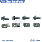 Set of 2 Front Bumper Outer Bracket U-nuts for Ford F250 F350 F450 F550 (2011–2016)