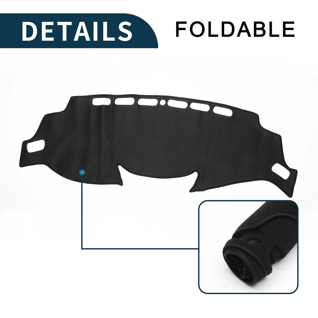 Dashboard Dash Cover Mat for Nissan X-Trail T32 (2013–2024) w/ Sticker Black