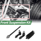 6pcs Front Suspension Kit Inner Outer Tie Rod End with Boot for Dodge Dart (2013–2016)