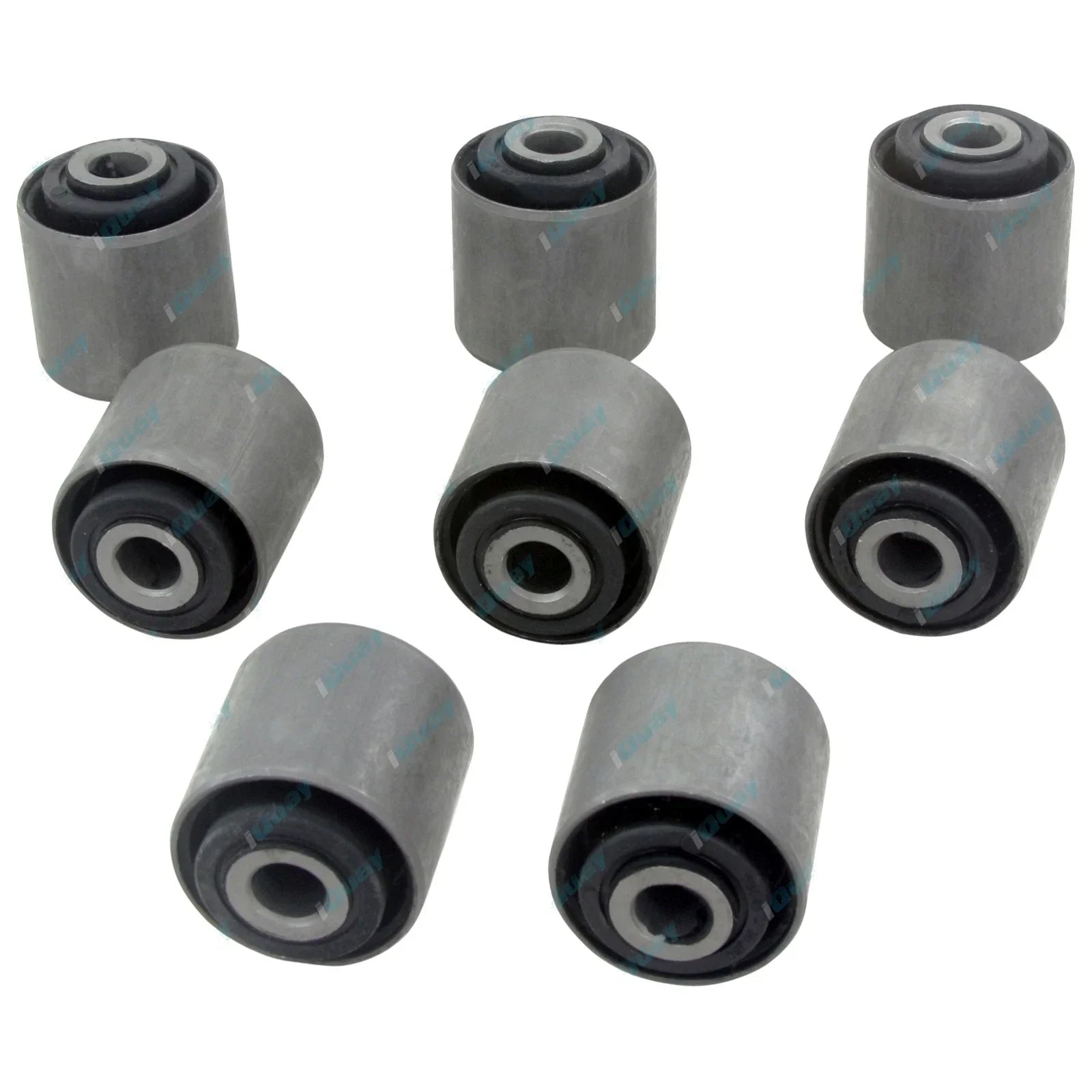 8pce Trailing Arm Rubber Bush Kit for Patrol GQ Y60 GU Y61 Upper & Lower Rear